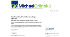Desktop Screenshot of michaelorlinski.com