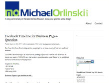Tablet Screenshot of michaelorlinski.com
